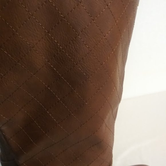 St. Johns Bay women's size 9 cognac (brown) riding boots - Picture 5 of 11